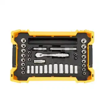 Walmart DEWALT 37-Piece 3/8 Drive Socket Set with ToughSystem 2.0 Tray and Lid offer