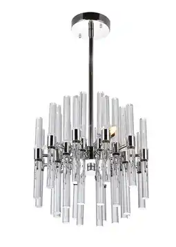 Walmart CWI Lighting Miroir 3 Light Transitional Metal Mini Chandelier in Nickel offer