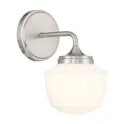 Walmart Minka Lavery 2571 Cornwell 10 Tall Bathroom Sconce - Nickel offer