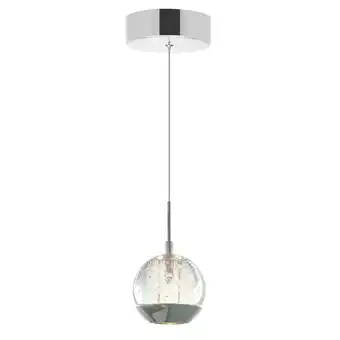 Walmart CWI Lighting Perrier 1 Light Down Contemporary Metal Mini Pendant in Chrome offer