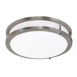 Walmart Jesco Lighting 14 in. Contemporary Round LED Ceiling Fixture with Acrylic Shade - 2700k offer