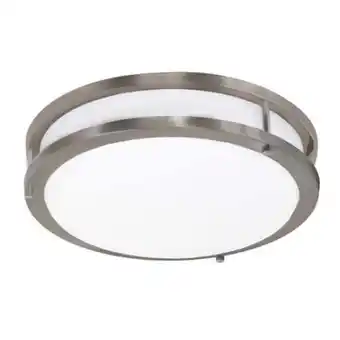 Walmart Jesco Lighting 14 in. Contemporary Round LED Ceiling Fixture with Acrylic Shade - 2700k offer