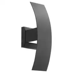 Walmart Quorum International 9721 Curvo 16 Tall Led Outdoor Wall Sconce - Noir offer