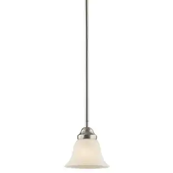 Walmart 1 Light Mini-Pendant 6.25 Inches Tall By 6 Inches Wide-Brushed Nickel Finish Kichler Lighting 2693Ni offer