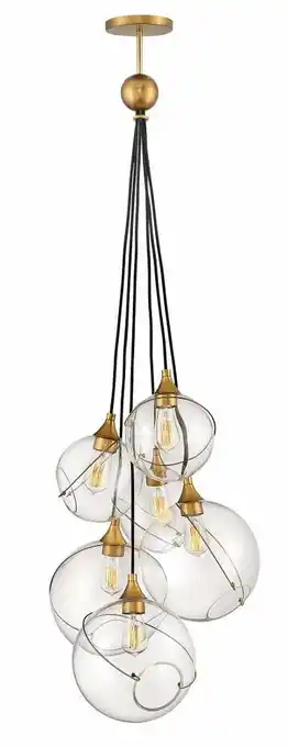 Walmart Hinkley Lighting - Six Light Chandelier - Skye - 6 Light Multi-Tier Chandelier offer