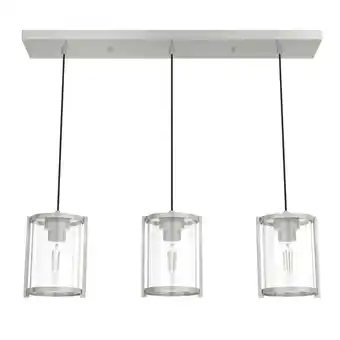 Walmart Hunter Fans - Astwood 3-Light Cluster Linear Pendant In Farmhouse Style-10 offer