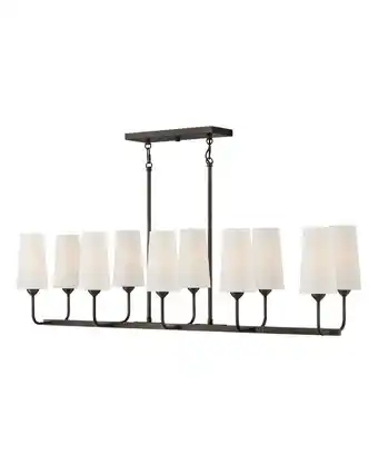 Walmart Hinkley Lighting - Lewis - 50W 10 LED Linear Chandelier In Traditional Style-12 offer