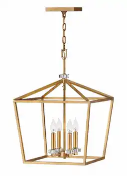 Walmart Hinkley Lighting - Four Light Chandelier - Stinson - 4 Light Medium Open Frame offer