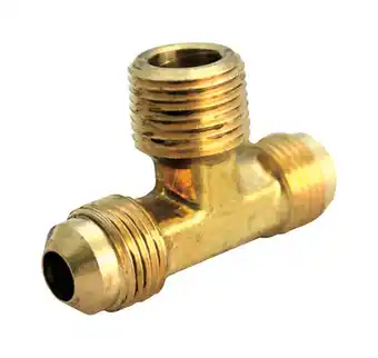 Walmart JMF Company 1/4 in. Flare X 1/4 in. D Flare Brass Reducing Tee offer