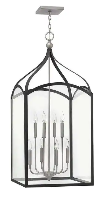 Walmart Hinkley Lighting - Clarendon - 8 Light Large 2-Tier Open Frame Foyer in offer