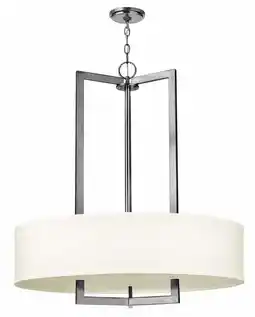 Walmart Hinkley Lighting - Three Light Pendant - Foyer - Hampton - 3 Light Large Drum offer