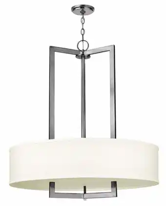 Walmart Hinkley Lighting - Three Light Pendant - Foyer - Hampton - 3 Light Large Drum offer