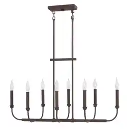 Walmart Hinkley Lighting 3074 Alister 8 Light 33 Wide Taper Candle Chandelier - Bronze offer