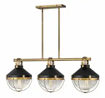 Walmart Hinkley Lighting - Three Light Chandelier - Chandelier - Crew - 3 Light Linear offer