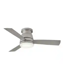 Walmart 44 Inch 3 Blade Ceiling Fan With Light Kit-Brushed Nickel Finish Hinkley Lighting 902744Fbn-Lwd offer