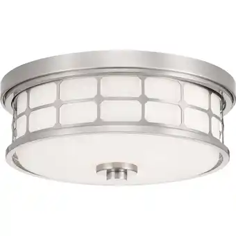 Walmart Quoizel Quoizel Fixture 13.5 Diameter Flush Mount in Rustic Black - QF3413BN offer