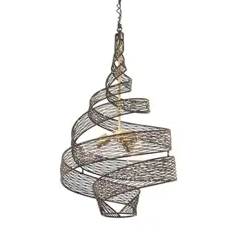 Walmart Varaluz Flow 3-Lt Twist Pendant - Matte Black/French Gold offer