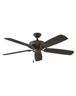 Walmart Hinkley Lighting 901660F-Nwa Oasis 60 5 Blade Indoor / Outdoor Ceiling Fan - Bronze offer