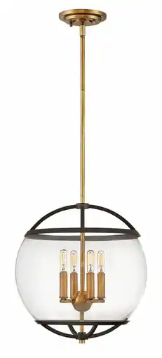 Walmart Hinkley Lighting - Calvin - 4 Light Medium Orb Pendant in Mid-Century Modern offer