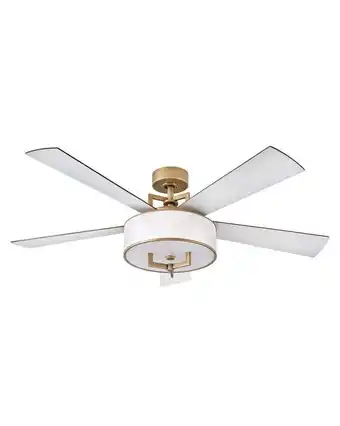 Walmart Hinkley Lighting 903056F-Lid Hampton 56 5 Blade Indoor Smart Led Ceiling Fan - Brass offer