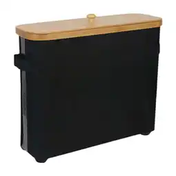 Walmart jicheng Toilet Paper Holder Accessories Toilet Paper Basket for Bedroom Laundry Room black offer