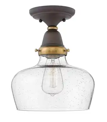 Walmart Hinkley Lighting - Academy - 1 Light School House Flush Mount in offer