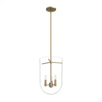 Walmart Hunter Sacha Alturas Gold 3 Light Pendant Ceiling Light Fixture offer