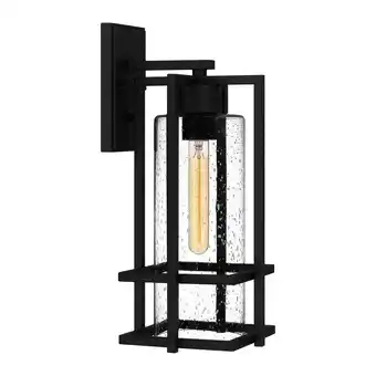 Walmart Quoizel Dmn8407 Damien 11 Tall Outdoor Wall Sconce - Black offer