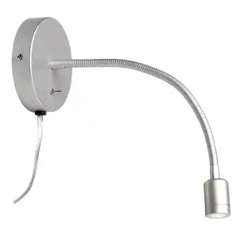 Walmart Dainolite LED Wall Lamp - Silver with Metal Construction offer