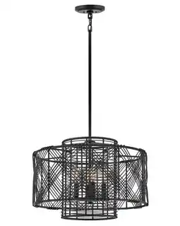 Walmart Hinkley Lighting 41063 Nikko 4 Light 20 Wide Lisa Mcdennon Pendant - Black offer