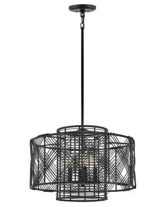 Walmart Hinkley Lighting 41063 Nikko 4 Light 20 Wide Lisa Mcdennon Pendant - Black offer