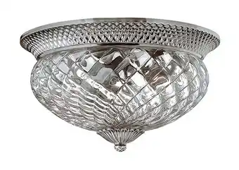 Walmart Hinkley Lighting - Plantation - 3 Light Medium Flush Mount in Traditional-Glam offer