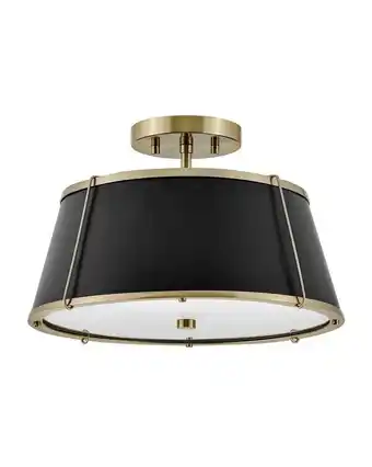 Walmart Hinkley Lighting - Clarke - 24W 2 LED Medium Semi-Flush Mount In Traditional offer