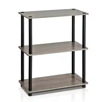 Walmart 10024GYW-BK Turn-N-Tube 3-Tier Compact Multipurpose Shelf Display Rack offer