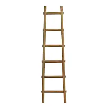 Walmart 6 Step Brown Decorative Ladder Shelve offer