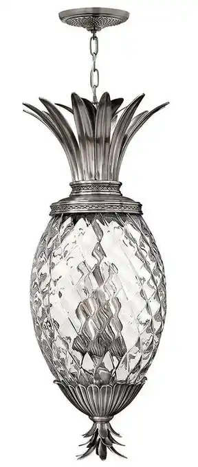 Walmart Hinkley Lighting - Plantation - 4 Light Large Pendant in Traditional-Glam Style offer