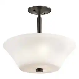 Walmart Kichler Lighting - Three Light Semi Flush Mount - Semi Flush Light - Aubrey - 3 offer