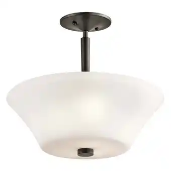 Walmart Kichler Lighting - Three Light Semi Flush Mount - Semi Flush Light - Aubrey - 3 offer