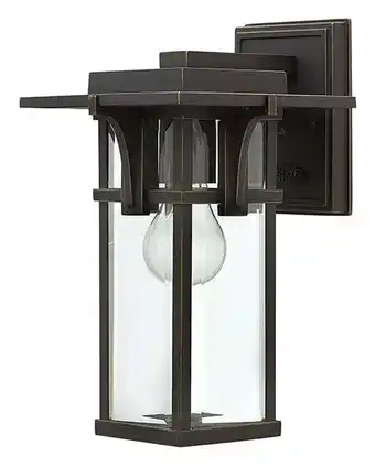 Walmart Hinkley Lighting - Manhattan - 1 Light Small Outdoor Wall Lantern in Craftsman offer