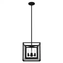 Walmart Hunter Fans - Doherty - 4 Light Convertible Pendant In Industrial Style-12 offer