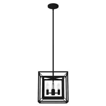 Walmart Hunter Fans - Doherty - 4 Light Convertible Pendant In Industrial Style-12 offer