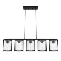 Walmart Hunter Fans - Astwood - 5 Light Chandelier-9.25 Inches Tall and 39 Inches offer