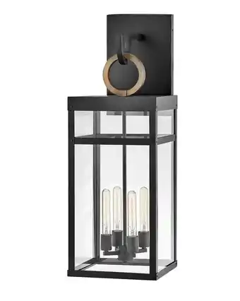 Walmart 4 Light Extra Large Outdoor Wall Lantern-Black Finish-Led Lamping Type Hinkley Lighting 2809Bk-Ll offer