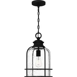 Walmart Quoizel Bwe1910 Bowles 10 Wide Outdoor Mini Pendant - Black offer