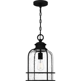 Walmart Quoizel Bwe1910 Bowles 10 Wide Outdoor Mini Pendant - Black offer