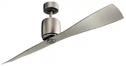 Walmart 60 Kichler Ferron Brushed Nickel Indoor Ceiling Fan with Remote offer