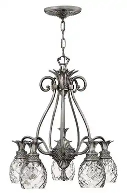 Walmart Hinkley Lighting - Plantation - 5 Light Medium Chandelier in Traditional-Glam offer