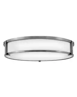 Walmart Hinkley Lighting - Lowell - 28W 4 LED Extra Large Flush Mount-4.75 Inches Tall offer