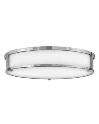 Walmart Hinkley Lighting - Lowell - 28W 4 LED Extra Large Flush Mount-4.75 Inches Tall offer