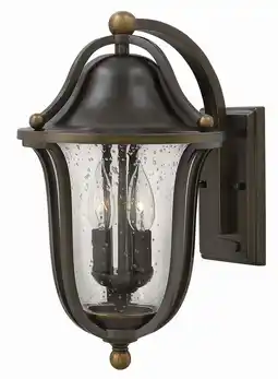 Walmart Hinkley Lighting - Two Light Wall Mount - Bolla - Outdoor Wall Lantern Solid offer